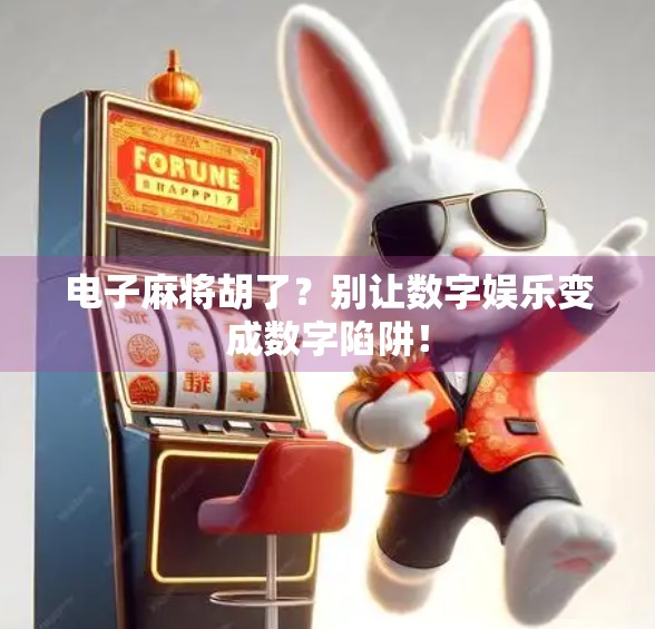 电子麻将胡了？别让数字娱乐变成数字陷阱！