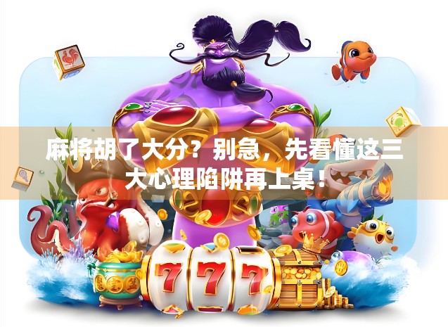 麻将胡了大分？别急，先看懂这三大心理陷阱再上桌！