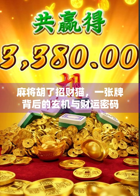 麻将胡了招财猫，一张牌背后的玄机与财运密码