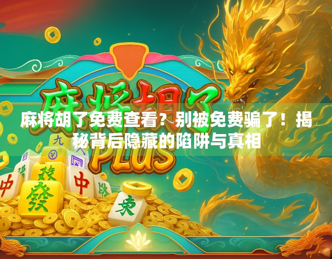 麻将胡了免费查看？别被免费骗了！揭秘背后隐藏的陷阱与真相