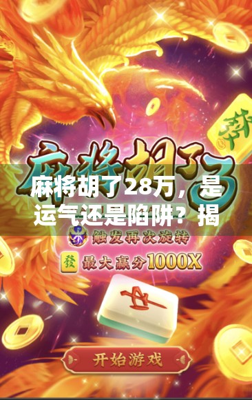 麻将胡了28万，是运气还是陷阱？揭秘麻将致富梦的背后真相