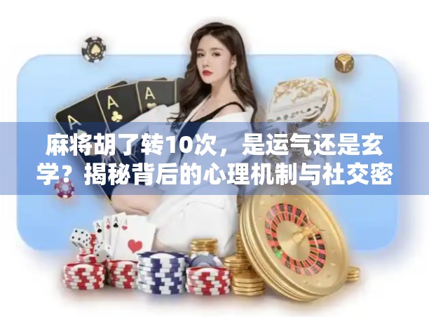 麻将胡了转10次，是运气还是玄学？揭秘背后的心理机制与社交密码！