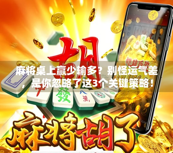 麻将桌上赢少输多?别怪运气差,是你忽略了这3个关键策略! 麻将桌上赢少输多?别怪运气差,是你忽略了这3个关键策略!