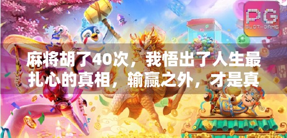 麻将胡了40次，我悟出了人生最扎心的真相，输赢之外，才是真快乐