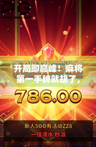 开局即巅峰！麻将第一手牌就胡了，是运气爆棚还是隐藏高手？