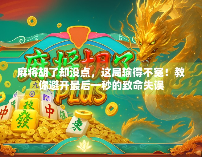 麻将胡了却没点，这局输得不冤！教你避开最后一秒的致命失误