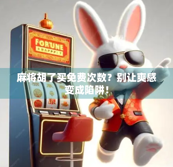 麻将胡了买免费次数？别让爽感变成陷阱！