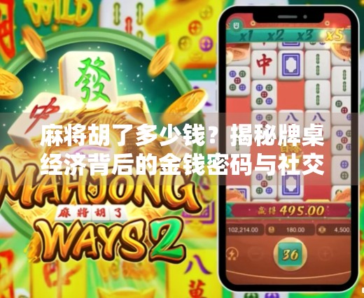 麻将胡了多少钱？揭秘牌桌经济背后的金钱密码与社交逻辑