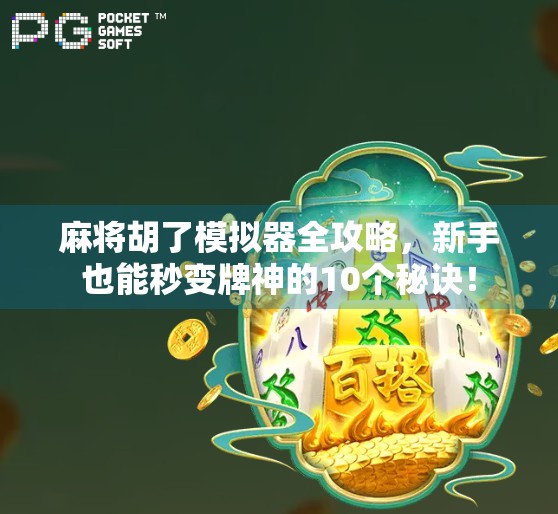 麻将胡了模拟器全攻略，新手也能秒变牌神的10个秘诀！