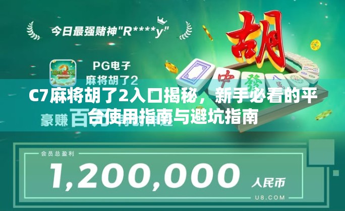 C7麻将胡了2入口揭秘，新手必看的平台使用指南与避坑指南