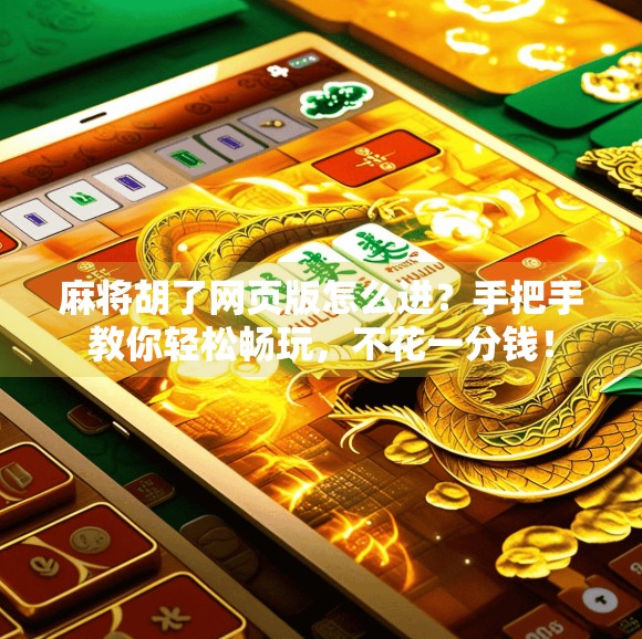 麻将胡了网页版怎么进？手把手教你轻松畅玩，不花一分钱！
