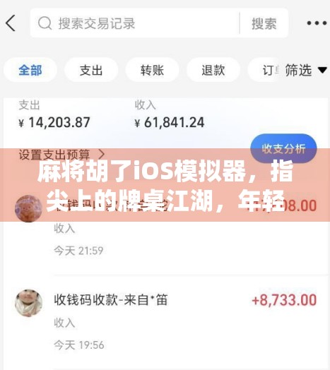 麻将胡了iOS模拟器，指尖上的牌桌江湖，年轻人的新宠儿？