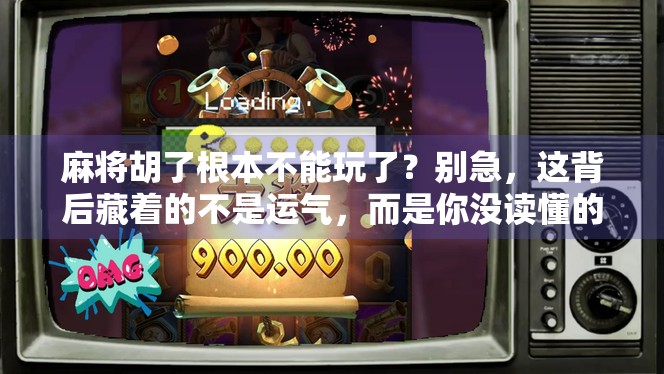 麻将胡了根本不能玩了？别急，这背后藏着的不是运气，而是你没读懂的社交密码！