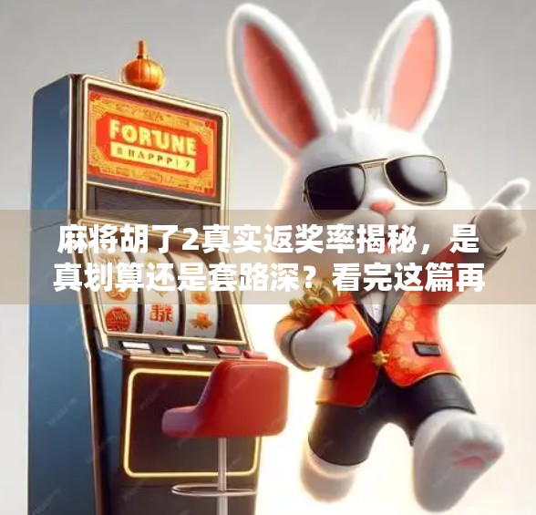 麻将胡了2真实返奖率揭秘,是真划算还是套路深?看完这篇再决定要不要玩! 麻将胡了2真实返奖率揭秘,是真划算还是套路深?看完这篇再决定要不要玩!