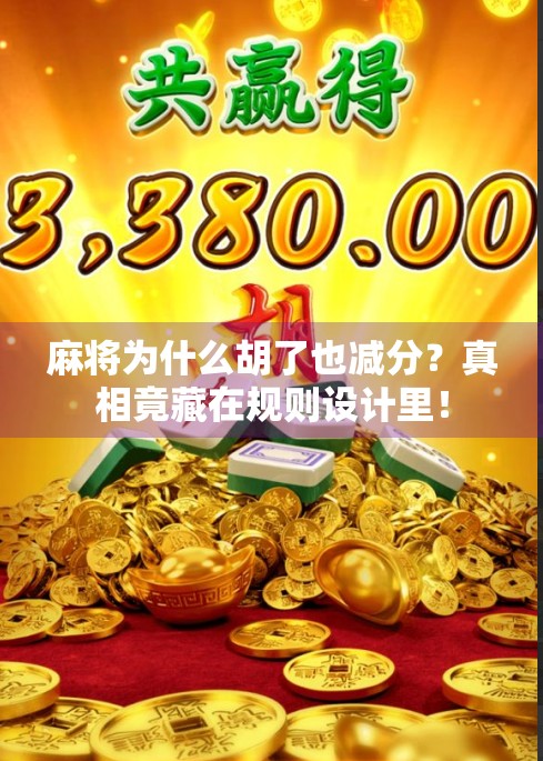 麻将为什么胡了也减分?真相竟藏在规则设计里! 麻将为什么胡了也减分?真相竟藏在规则设计里!