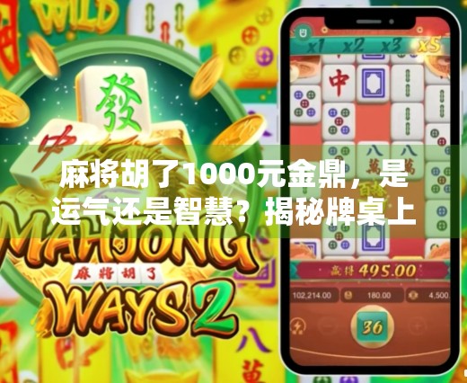 麻将胡了1000元金鼎，是运气还是智慧？揭秘牌桌上那些你不知道的潜规则