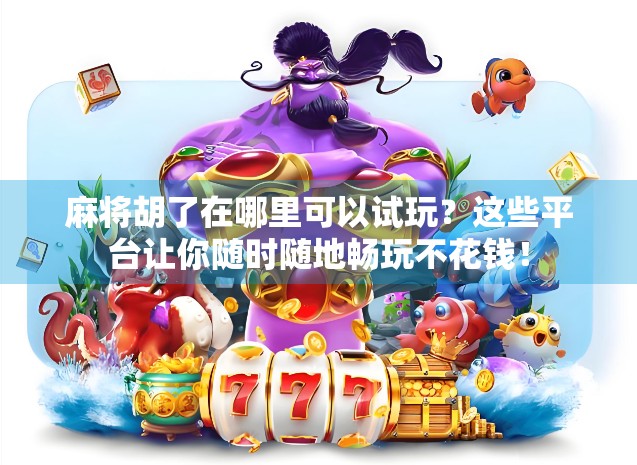 麻将胡了在哪里可以试玩？这些平台让你随时随地畅玩不花钱！