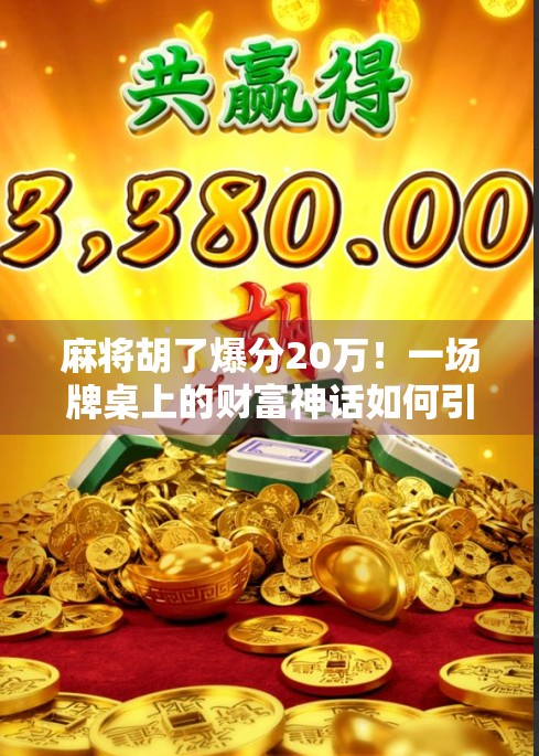 麻将胡了爆分20万！一场牌桌上的财富神话如何引爆全网？