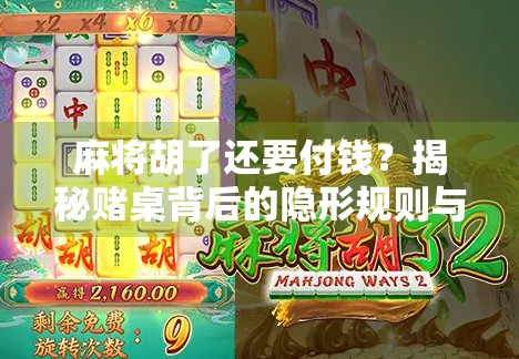 麻将胡了还要付钱？揭秘赌桌背后的隐形规则与人性博弈