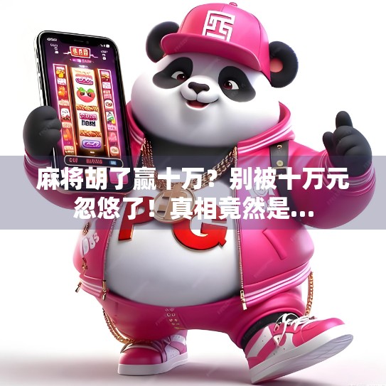 麻将胡了赢十万？别被十万元忽悠了！真相竟然是…