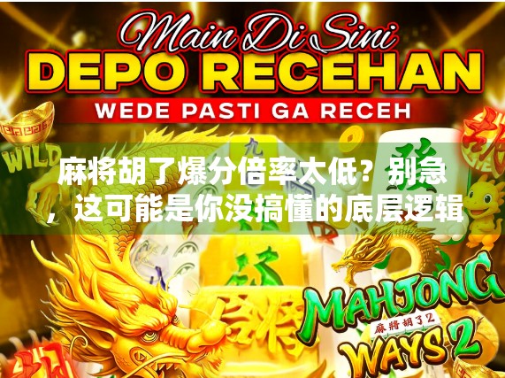 麻将胡了爆分倍率太低?别急,这可能是你没搞懂的底层逻辑! 麻将胡了爆分倍率太低?别急,这可能是你没搞懂的底层逻辑!