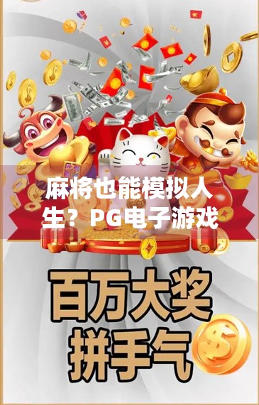 麻将也能模拟人生？PG电子游戏麻将胡了模拟器爆火背后，藏着年轻人的社交新密码！